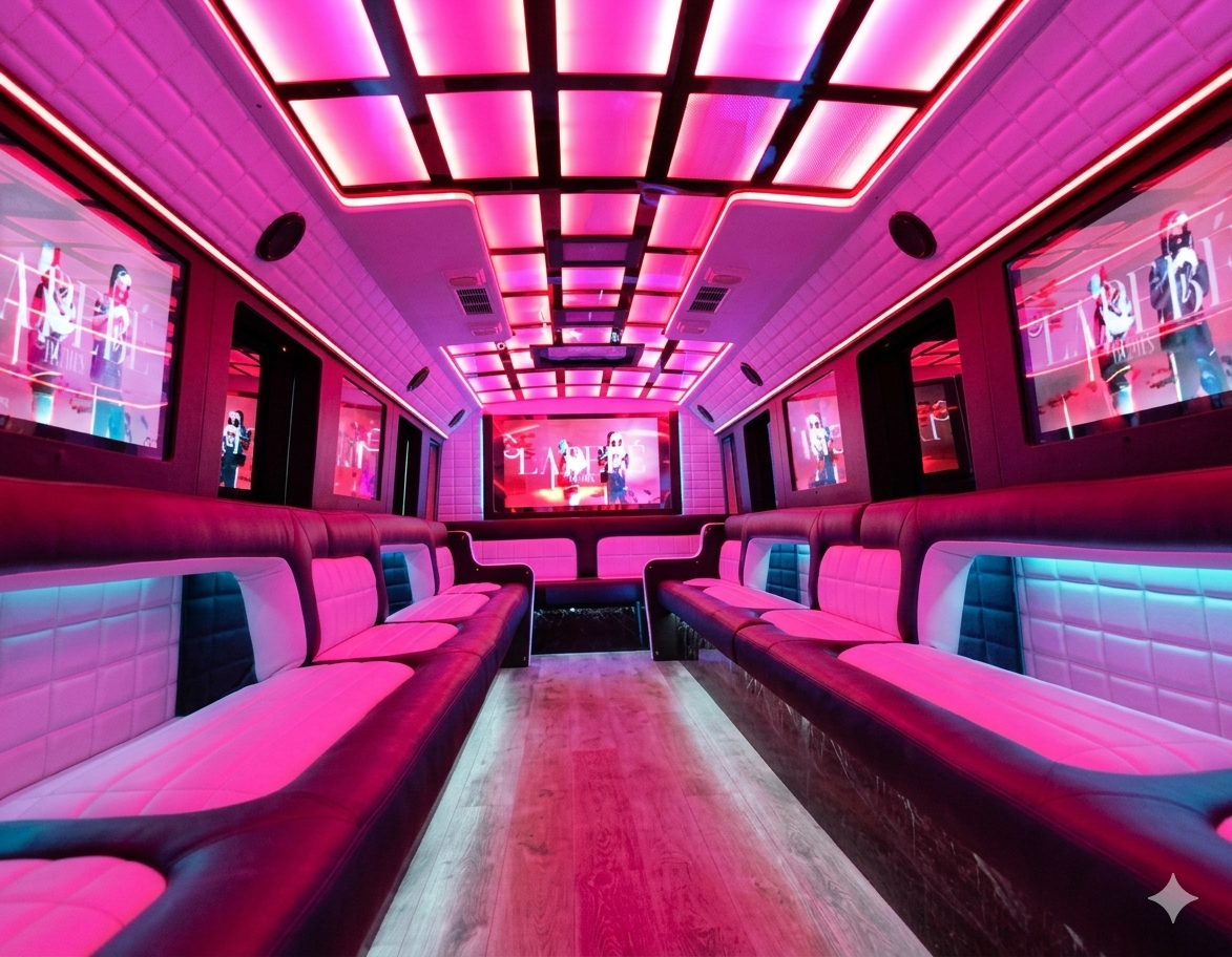 Luxury Party Bus Interior